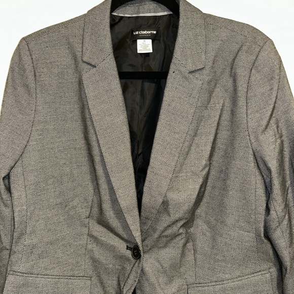 Liz Claiborne Size 10 Career Suit Jacket Polyester Rayon Spandex Blend - Picture 4 of 12